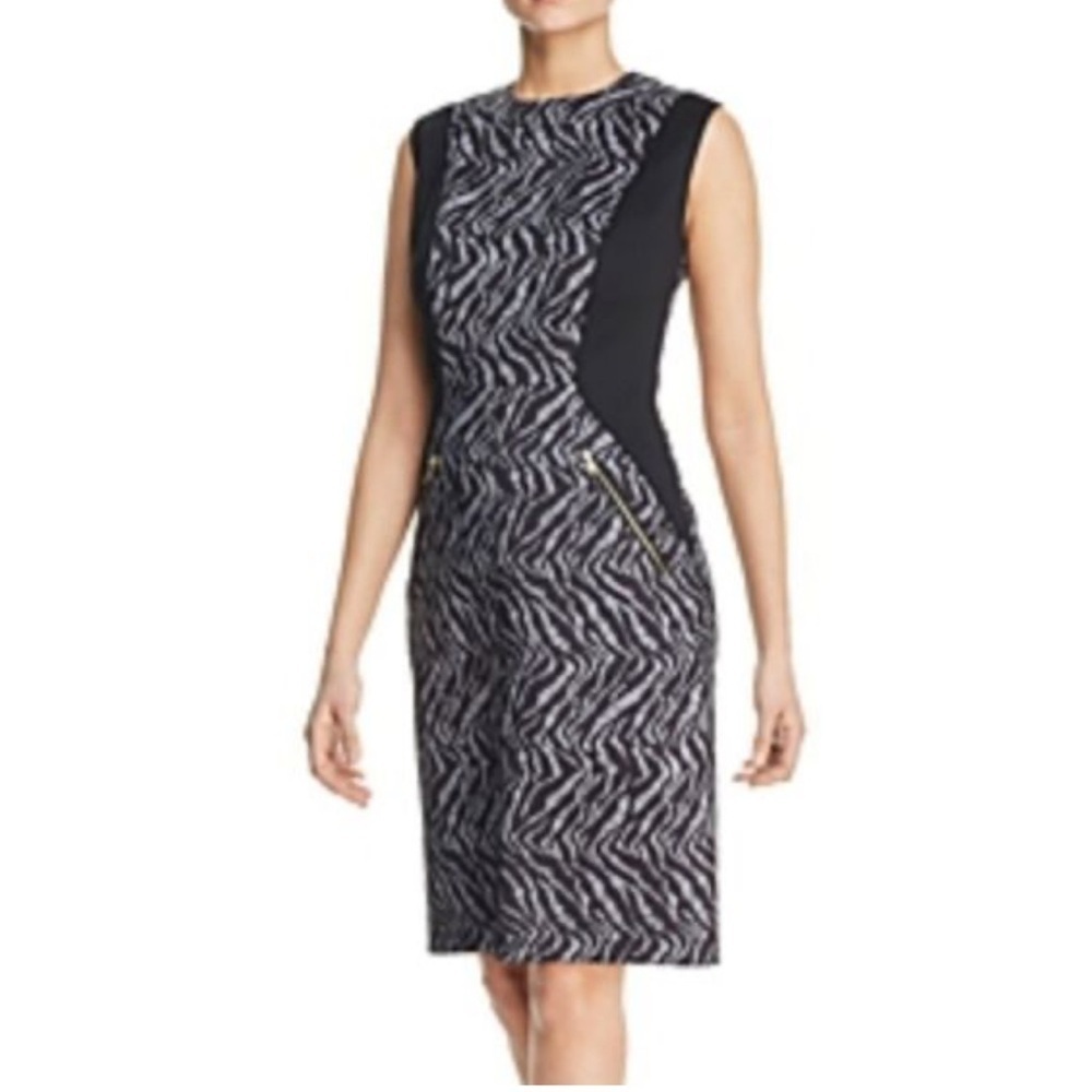 💫 👗 Donna Karan zebra striped dress- NWT